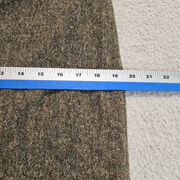 Club Monaco Brown Tweed Pencil Skirt Wool Silk Blend Sz 8 Dark Academia - Picture 4 of 12